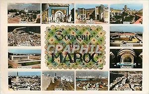 Carte Postale Moderne Souvenir Maroc Oujda Fes Meknes Rabat Tanger Casablanca Port Lyautey Mazaga...