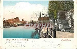 Carte Postale Ancienne Maidstone Bridge from the Undercliff