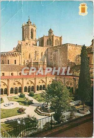 Carte Postale Moderne Tarragona (Costa Dorada) Cathédrale Jardin de la Cloître et Clocher