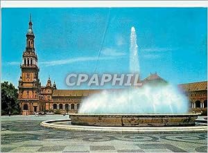 Carte Postale Moderne Sevilla place d'espagne