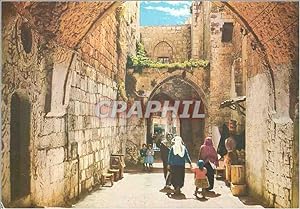 Carte Postale Moderne Jerusalem Old City Street Scene