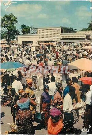Carte Postale Moderne Republique Democratique du Congo Kinshasa Marche Central