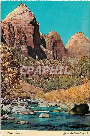 Carte Postale Moderne Virgin River Zion National Park Utah East Temple