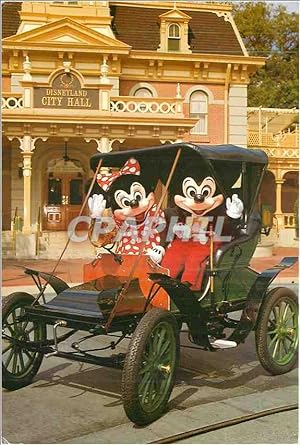 Carte Postale Moderne Touring Town Square Disneyworld Mickey Automobile