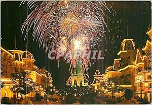 Carte Postale Moderne Fantasy in the Sky Over the Magic Kingdom's Regal Cinderella Disneyland Mickey