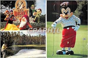 Carte Postale Moderne The Disney a Goofy Round of Golf Disneyland Mickey Blanche Neige