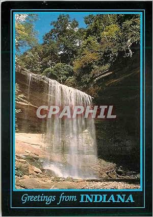 Carte Postale Moderne Greeting from Indiana The Clifty Falls