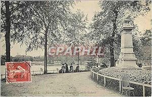 Carte Postale Ancienne Bordeaux Parc Bordelais Monument Camille Godard