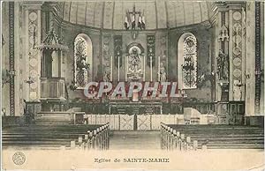 Carte Postale Ancienne Eglise de Sainte Marie