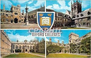 Carte Postale Moderne Oxford Colleges Corpus Christi Merton Oriel Pembroke