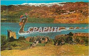 Carte Postale Moderne Loch Ness Monster at Caste Urquhart