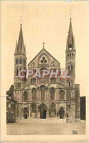 Carte Postale Ancienne La Ville Renaissante Reims Eglise St Remi