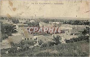 Carte Postale Ancienne La Valbonne Panorama