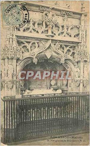Carte Postale Ancienne Eglise de Brou Mausolee de Marguerite de Bourbon