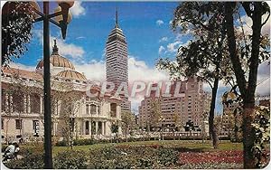 Carte Postale Moderne Place of Fine Arts and Latin American Tower Mexico D F