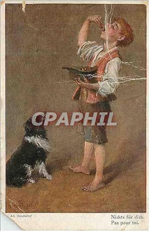Carte Postale Ancienne Ad Hendschel Pas Pour Toi Galerie Munchner Meister