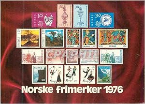 Carte Postale Moderne Norske Frimerker 1976