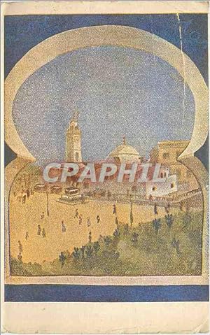 Carte Postale Ancienne Fantaisie Mosquee