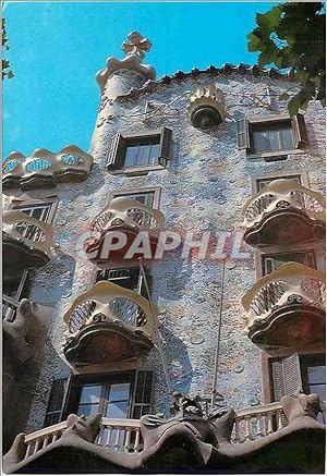 Carte Postale Moderne Barcelona Casa Batllo Obra del Arquitecto A Gaudi
