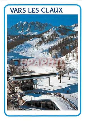 Carte Postale Moderne Vars les Claux Hautes Alpes Le depart du telecabine de Chabrieres