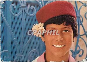Carte Postale Moderne Tunisien l enfant au jasmin