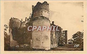 Carte Postale Ancienne Lassay (Mayenne) Le Château du Bois Thibault