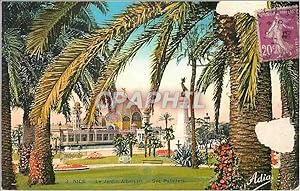 Carte Postale Ancienne 3 nice le jardin albert 1er ses palmiers