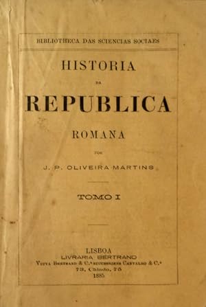 HISTORIA DA REPUBLICA ROMANA.