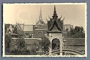 Cambodge, Phnom Penh, Panorama du palais à Phnom Penh