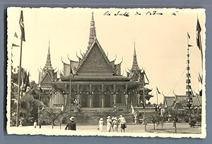 Cambodge, Phnom Penh, Le bâtiment de la salle de Trône au Palais Royal