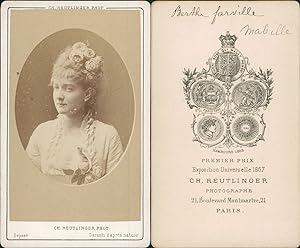Reutlinger, Paris, actrice Berthe Farville, Mabille