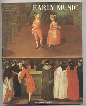 The Baroque Stage. Early Music magazine, Volume 17, Number 4, November 1989