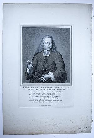 [Antique print etching and engraving] Portrait of priester Gerardus Kulenkamp (1700-1789), publis...