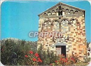 Carte Postale Moderne Balagne Panorama de la Corse La Chapelle Romane de la Trinite a Aregno et l...