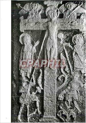 Carte Postale Moderne Romsey Abbey Hampshire Carved Panel of the Crucifixion This carved Panel wi...