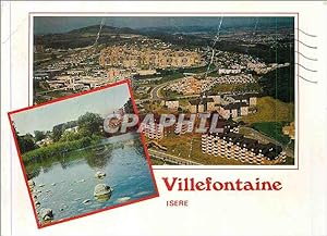 Carte Postale Ancienne Villefontaine (Isere) les Roches vues générales