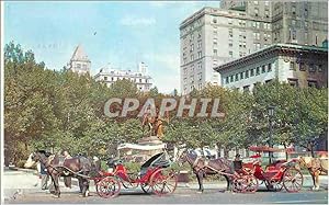 Carte Postale Moderne New York City Horse Drawn Carriages