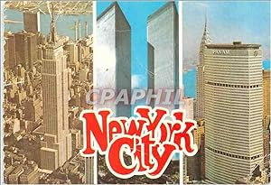 Carte Postale Moderne New York City Highlights The Empire State Building still drawls the mid Man...