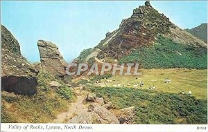 Carte Postale Moderne Valley of Rocks Lynton North Devon