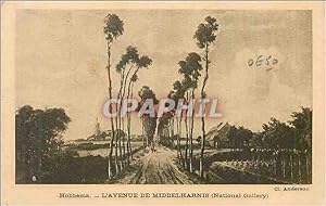 Carte Postale Ancienne Hobbema L Avenue de Middelharnis National Gallery