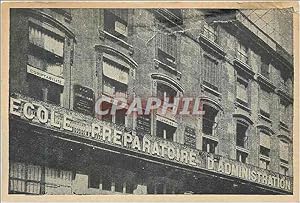 Carte Postale Ancienne Ecole Preparatoire d Administration Rue des Petits Champs Paris