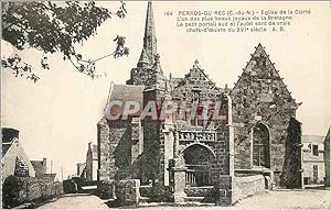 Carte Postale Ancienne Perros Guirec (C du N) Eglise de la Clarte L'un des plus beaux joyaux de l...