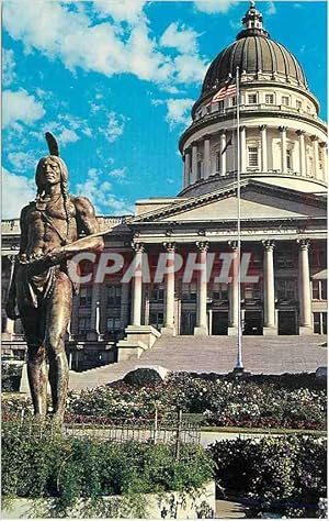 Carte Postale Moderne Chief Massasoit ant Utah State Capitol Salt Lake City Utah Cyrus Dallin's s...