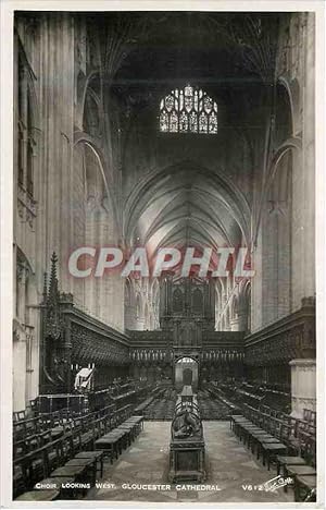 Carte Postale Moderne Gloucester Cathedral Choir Looking West