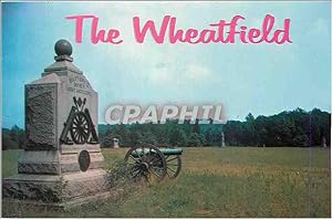 Carte Postale Moderne The Whealfield Monument in Foreground Gettysburg