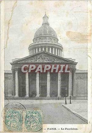 Carte Postale Ancienne Paris le pantheon
