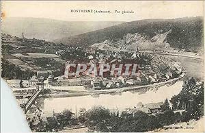 Carte Postale Ancienne Montherme Ardennes vue générale