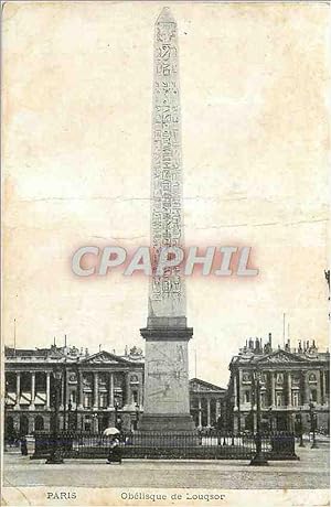 Carte Postale Ancienne Paris Obelisque de Louqsor