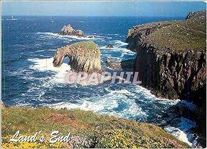 Carte Postale Moderne Land's End The Atlantic Ocean and the English Channel
