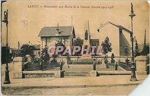 Carte Postale Ancienne Laxou Monument aux Morts de la Grande Guerre 1914 1918 Militaria WWI